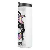 Dance Mam Bleaching Shirt Dance Life Messy Bun Thermosbeker (Geroteerd rechts)