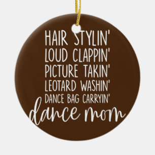 Dance Mam Favoriete Mam Dance Bag Carryin' Keramisch Ornament