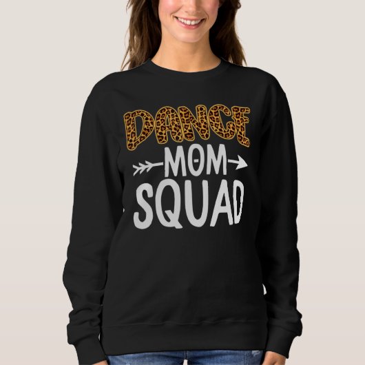Dance Mam Squad Dancer Mama Life Leopard Mot Trui (Voorkant)