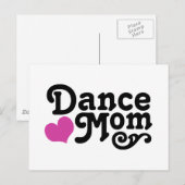 Dance mama briefkaart (Voorkant / Achterkant)