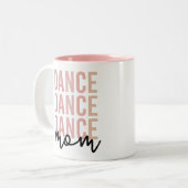 Dance mama | Dance Mama | Dancer Mama Gift Tweekleurige Koffiemok (Voorkant links)