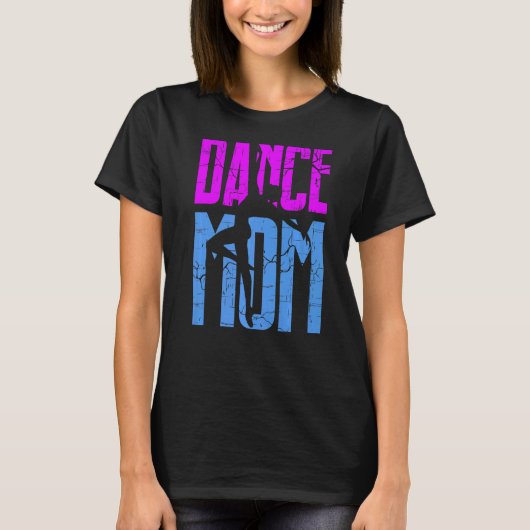 Dance mama Leopard Dance mama Moederdag T-shirt (Voorkant)
