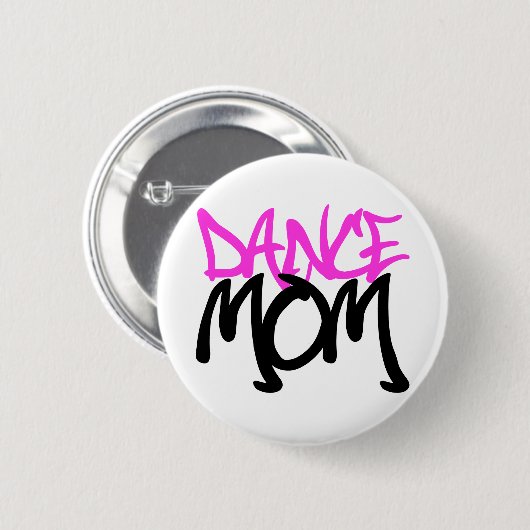Dance mama ronde button 5,7 cm (Voorkant /achterkant)