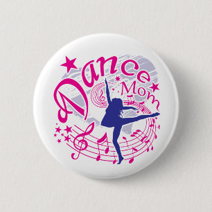 Dance mama ronde button 5,7 cm