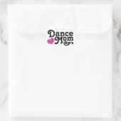 Dance mama ronde sticker (Tas)
