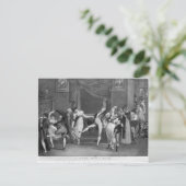 Dance mania, 1809 briefkaart (Staand voorkant)