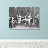 Dance mania, 1809 canvas afdruk (Insitu (Houten vloer))