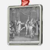 Dance mania, 1809 metalen ornament (Links)