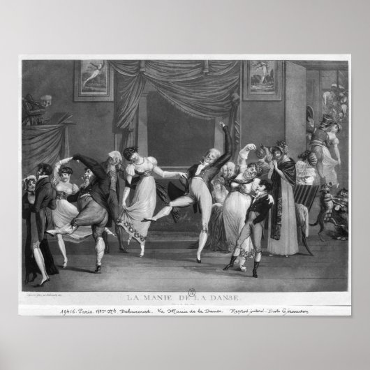Dance mania, 1809 poster (Voorkant)