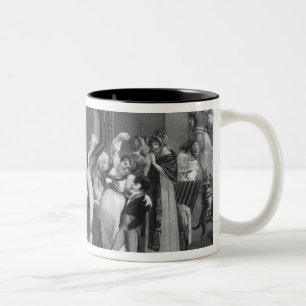 Dance mania, 1809 tweekleurige koffiemok