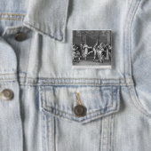 Dance mania, 1809 vierkante button 5,1 cm (In situ)