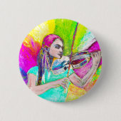 Dance me ronde button 5,7 cm (Voorkant)