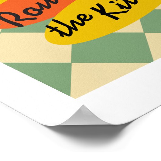 Dance me Round the Kitchen retro print (Hoek)