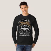 Dance Memaw Messy Bun Hair  Dancer Memaw Leopard T-shirt (Voorkant volledig)