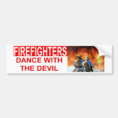 DANCE MET DEVIL BUMPERSTICKER (Voorkant)