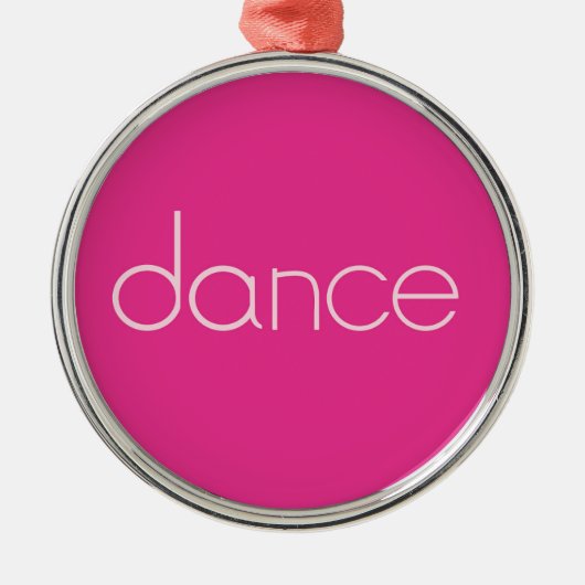 Dance Metalen Ornament (Voorkant)