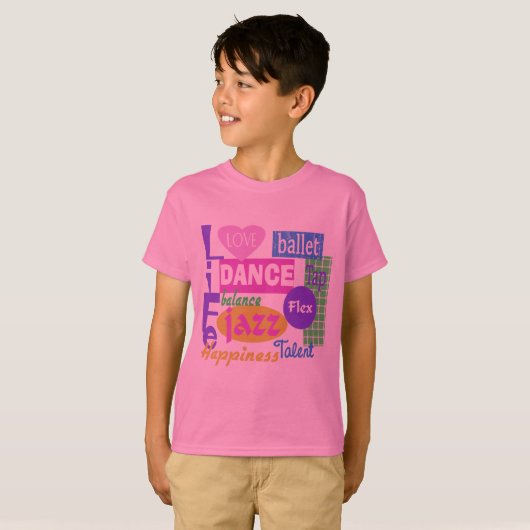 Dance Mix T-shirt (Voorkant volledig)