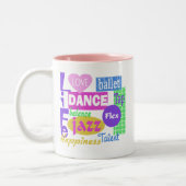 Dance Mix Tweekleurige Koffiemok (Links)