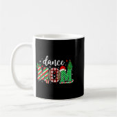 Dance Mom Christmas Buffalo Plaid Leopard Santa Ha Koffiemok (Links)