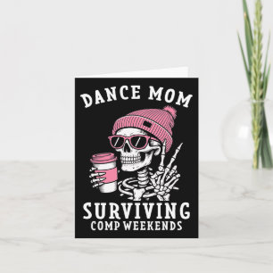 Dance Mom Dancing en Coffee Comps Competitie Kaart
