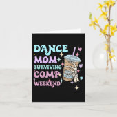 Dance Mom Weekends Coffee Dance Comps Kaart (Gele Bloem)