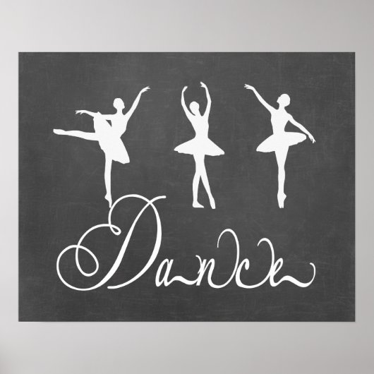 Dance Motivatie Ballet Poster (Voorkant)