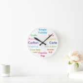 Dance Moves Clock Ronde Klok (Huis)