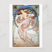 Dance, Mucha Briefkaart (Voorkant)