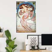 Dance, Mucha Poster (Thuiskantoor)