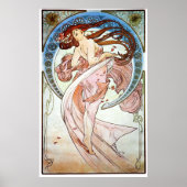 Dance, Mucha Poster (Voorkant)