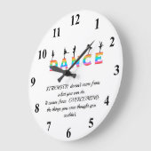 Dance, multi-coloured grote klok (Hoek)