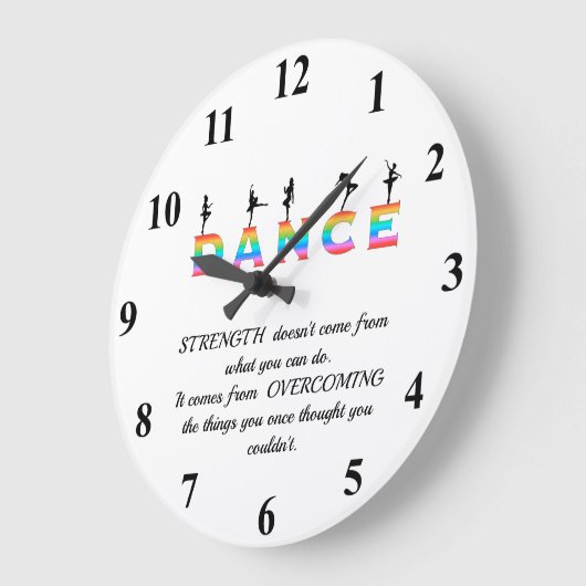 Dance, multi-coloured grote klok (Hoek)