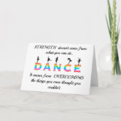 Dance, multi-coloured kaart (Voorkant)