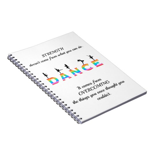 Dance, multi-coloured notitieboek (Rechterzijde)