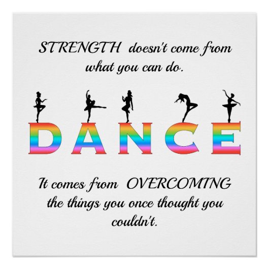 Dance, multi-coloured perfect poster (Voorkant)