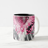 Dance Music Disco Ball Glass Coffee Mok Cup (Voorkant rechts)