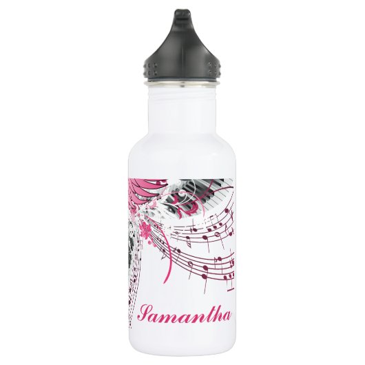 Dance Music Disco Ball Piano 32. oz. Waterfles (Rechts)