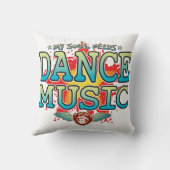 Dance Music Soul Cushion Kussen (Achterkant)