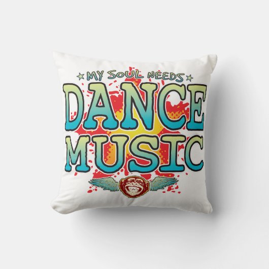 Dance Music Soul Cushion Kussen (Voorkant)