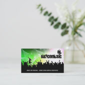 dance music visitekaartje (Staand voorkant)