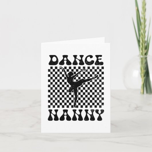 Dance Nanny Dance Lover Moederdag Kaart (Voorkant)