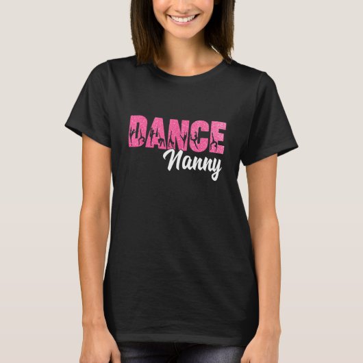 Dance Nanny Of A Dancer Nanny Dancing Leopard Moth T-shirt (Voorkant)
