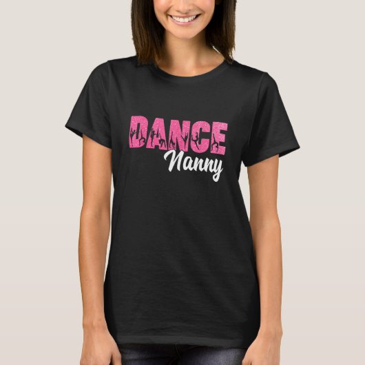 Dance Nanny van een dansernanny Dansende Leopard M T-shirt (Voorkant)