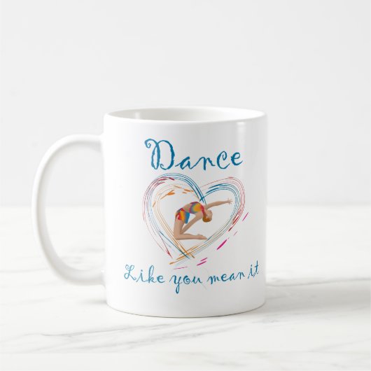 Dance net als jij het bedoelt koffiemok (Links)