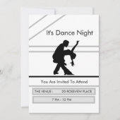 Dance Night Invitation Party Competition nodigt ui Kaart (Voorkant)
