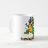 Dance-o-Saurus Koffiemok (Voorkant links)