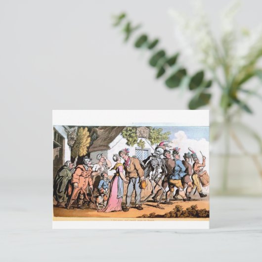 Dance of Death briefkaart (Staand voorkant)