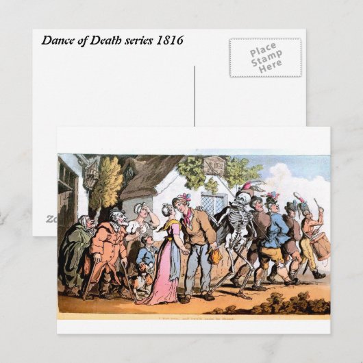 Dance of Death briefkaart (Voorkant / Achterkant)