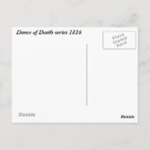 Dance of Death briefkaart (Achterkant)