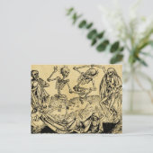 Dance of Death by Michael Wolgemut 1493 Briefkaart (Staand voorkant)